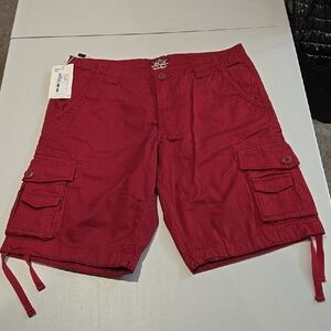 Matchstick Red Cargo Shorts , Size Xl/34, NWT